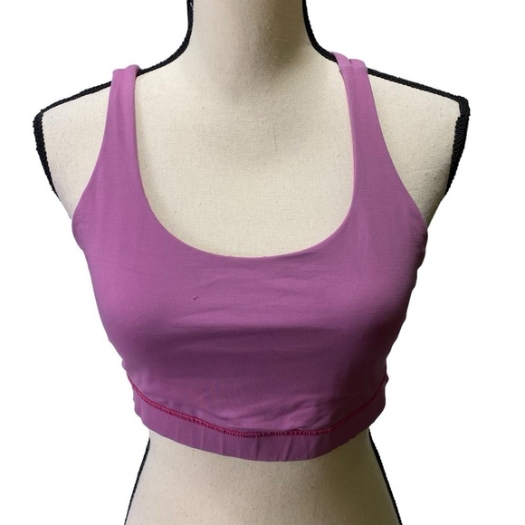 Lululemon Energy Bra Sz 10 Medium Support Velvet Dust - Picture 3 of 11